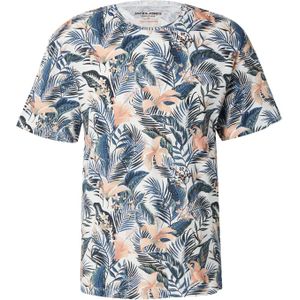 Jack & Jones - JJEBRYAN AOP TEE - Shirt - Wit - Katoen