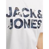 JACK&JONES JJEBRYAN T-shirt - Wit - Korte Mouwen - Relaxed Fit