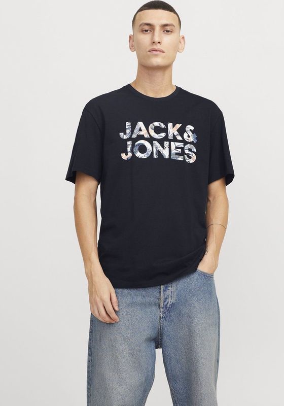 JACK&JONES JJEBRYAN CORP LOGO TEE - T-shirt - Sky Captain - Korte Mouwen
