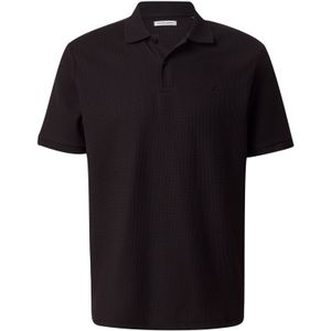 Poloshirt - Effen - Jersey - Kwartmouw - Normale Pasvorm