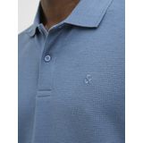 JACK&JONES JJEAUSTIN Poloshirt - Oceanview - Jersey - Korte Mouwen - Knoopsluiting