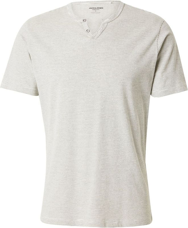 Jack&jone - Jjeplit Neck Tripe Tee - Multicolor - Sportshirt