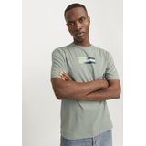 Jack Jones Jjecorp Graphic Tee Ss o-Neck Noos Heren t-Shirt - Iceberg Green 01