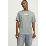 Jack Jones Jjecorp Graphic Tee Ss o-Neck Noos Heren t-Shirt - Iceberg Green 01