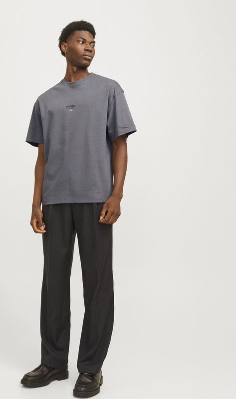 Jack&jones - Jjeurban Edge Tudio Tee - T-shirt - Grijs