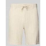 JACK & JONES - MYKONOS - Korte Broek - Zwart - Materiaalmix