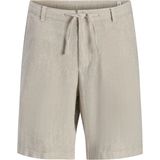 Korte regular fit broek met tunnelkoord, model 'MYKONOS'