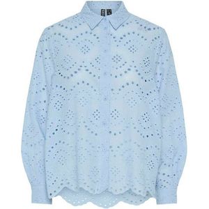 Pieces - Vilde Overhemd - Wit - 100% Katoen