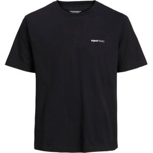 Jack&Jones - Originals - T-shirt - Zwart - Katoen - Losse Pasvorm