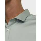 Jack & Jones - Overhemd - Groen - Katoen/Elastaan