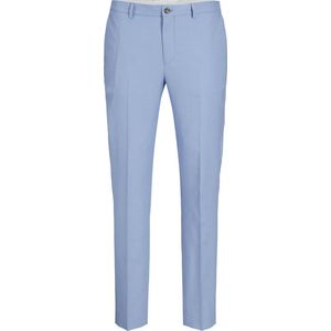 Pantalon - Blauw - Gerecycled Polyester/Wol/Viscose - Super Slim Fit
