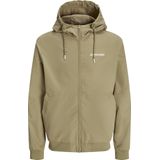 Jiaren - Bomberjack - Groen - 100% Polyester - Met Capuchon