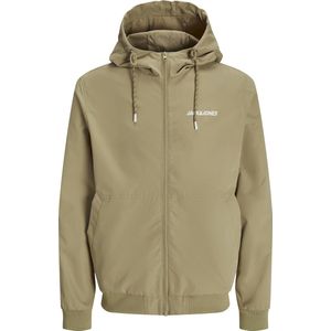 Jiaren - Bomberjack - Groen - 100% Polyester - Met Capuchon