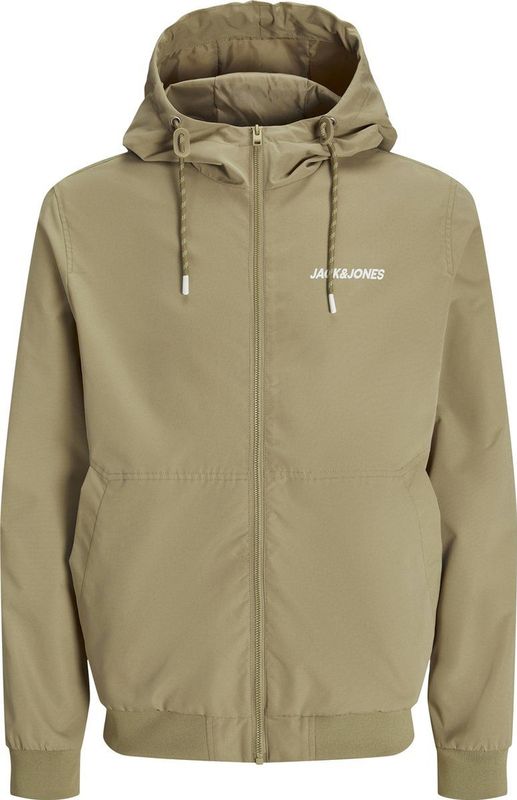 Jiaren - Bomberjack - Groen - 100% Polyester - Met Capuchon