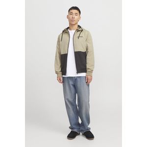 Jack & Jones Blouson JJERUSH HOOD BOMBER NOOS mit Logo Schriftzug