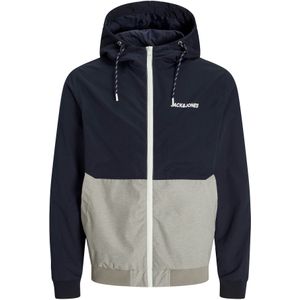 JACK & JONES - JJERUSH Hood Bomber - Korte Jas - Sky Captain - Materiaal: Polyester
