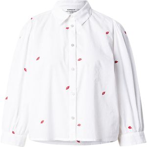 Onlcandy - Overhemd - Lichtblauw - Katoen - 3/4 Mouwen - Boxy Fit