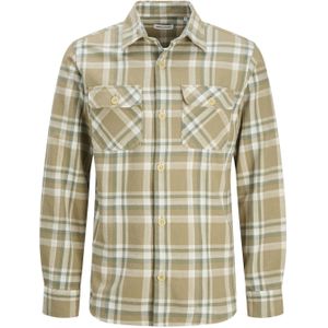 Jack&Jones - JJEDARREN - Overhemd - Coriander - Keperstof - Lange Mouwen