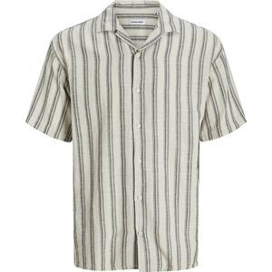 Jack & Jones - JJEENZO STRIPE RESORT SHIRT - Overhemd - Gestreept - 100% Katoen