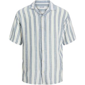 Jack & Jones - JJEENZO STRIPE RESORT SHIRT - Overhemd - Gestreept - 100% Katoen