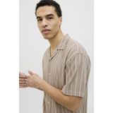 JACK & JONES Jjeenzo Stripe Resort T-shirt - Korte Mouwen - Vaatwasserbestendig