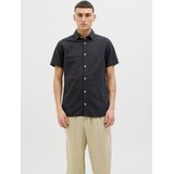 Overhemd - Black - Met Overhemdkraag - Knoopsluiting