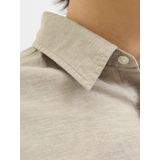 Jack & Jones Breeze Overhemd - Lichtblauw - Katoen/Linnen - Korte Mouwen