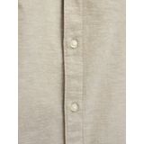 Jack & Jones Breeze Overhemd - Lichtblauw - Katoen/Linnen - Korte Mouwen