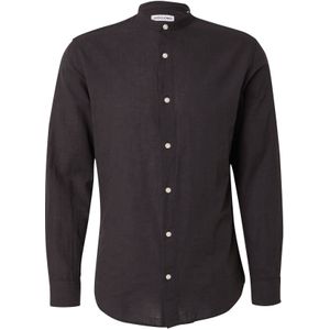 Jack & Jones Breeze Overhemd - Blauw - Katoen/Linnen - Lange Mouwen