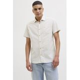 Overhemden - Krijtstrepen - Katoen - Comfort Fit - Kwartmouw