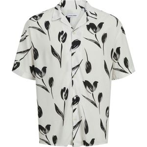 Jack & Jones - JJEJEFF CHARGE RESORT SHIRT SS SN - Overhemd - Cloud Dancer - Met Print All-Over