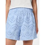 Pieces - Vilde - Korte Broek - Broderie Anglaise - Normale Taille - Regular Fit - 100% Katoen