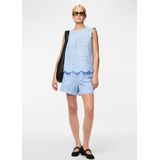 Pieces - Vilde - Korte Broek - Broderie Anglaise - Normale Taille - Regular Fit - 100% Katoen