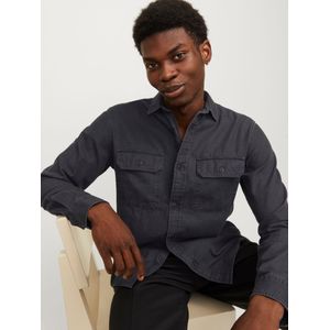 Shirt - Blauw - 65% Biologisch Katoen, 35% Katoen - Comfort Fit