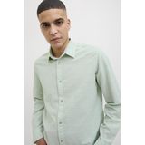 Overhemd - Effen - Katoen - Lange Mouw - Regular Fit