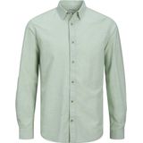 Overhemd - Effen - Katoen - Lange Mouw - Regular Fit