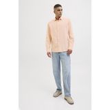 Jack & Jones - Heren Overhemd - Peach Parfait - Katoen - Regular Fit