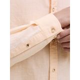 Jack & Jones - Heren Overhemd - Peach Parfait - Katoen - Regular Fit