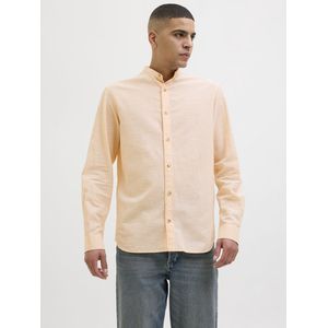 Shirt - Gebande Kraag - Lange Mouwen - Comfort Fit - 63% Katoen
