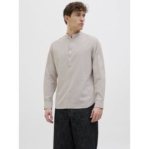 Overhemden - Katoen - Comfort Fit - Lange Mouwen - Blauw