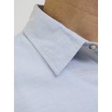 Overhemd - Chambray Blue - Korte Mouwen - Comfort Pasvorm