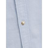 Overhemd - Chambray Blue - Korte Mouwen - Comfort Pasvorm