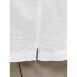 Overhemden - White - Knoopsluiting - Resortkraag - Korte Mouwen