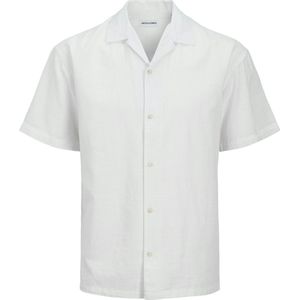 Overhemden - White - Knoopsluiting - Resortkraag - Korte Mouwen