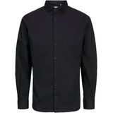 Overhemd - Black - Katoen - Met Overhemdkraag