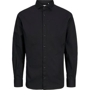 Overhemd - Black - Katoen - Met Overhemdkraag