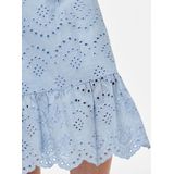 PIECES - PCVILDE - Jurk - Duifblauw - 3/4 Lengte - Mouwloos