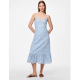 PIECES - PCVILDE - Jurk - Duifblauw - 3/4 Lengte - Mouwloos