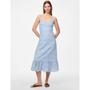 PIECES - PCVILDE - Jurk - Duifblauw - 3/4 Lengte - Mouwloos