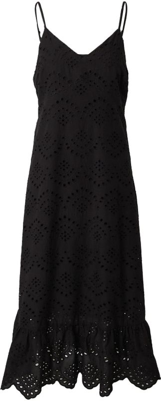 Pieces - Vilde - Lange Jurk - Broderie Anglaise - Mouwloos